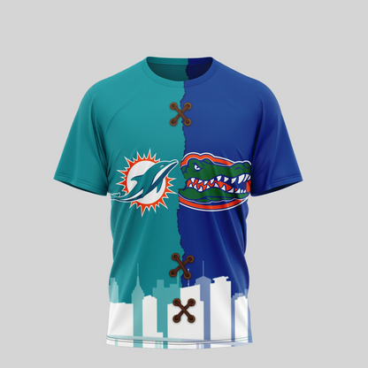 MD Premium NFL x NCAA 3D T-shirt DDT NTL