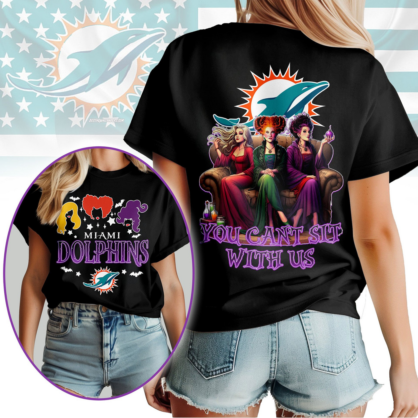 MD Premium NFL You Can't Sit With Us 3D T-shirt DDT NTL