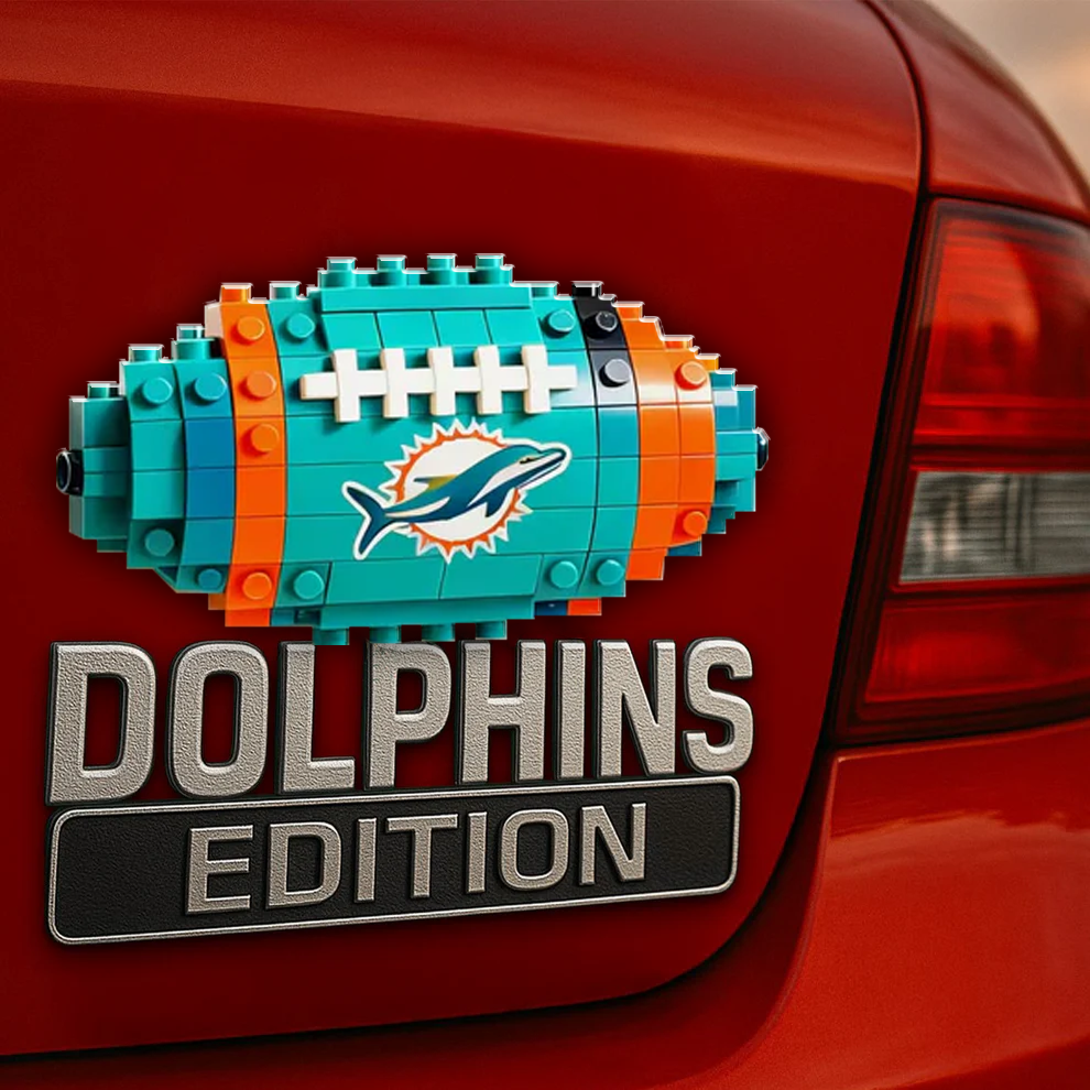 MD x NFL Building Block Set 3D Car Name Badge DDT CTND