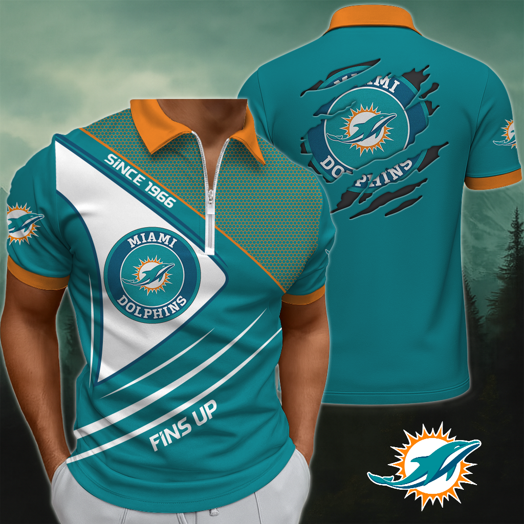 MD x NFL Premium 3D Zip Polo DDT NTL