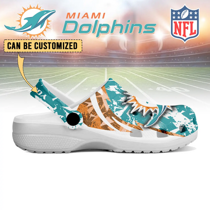 MIA x NFL Crocs Crocband Clogs Shoes DatND DVT