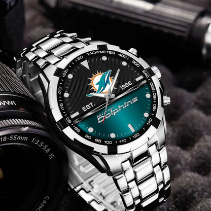 MIA x NFL Stainless Steel Watch DATND TANTD