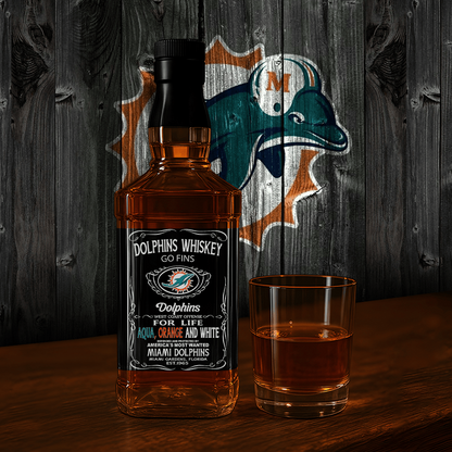 MIA x NFL Whiskey For True Fans Only DATND TANTD