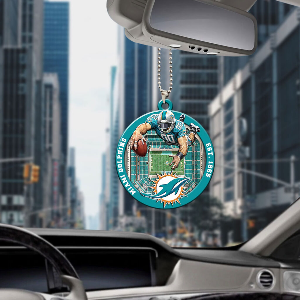 Miami Dolphins car Ornaments NDT
