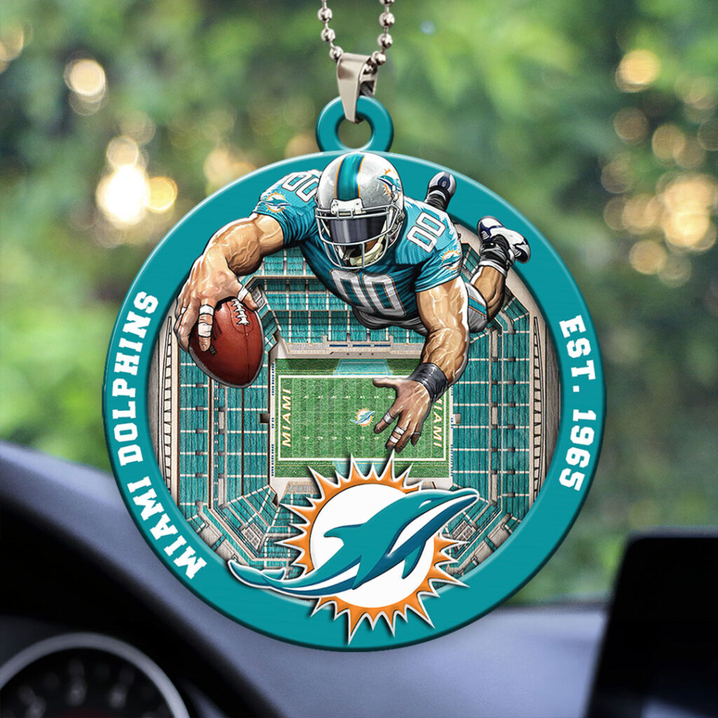 Miami Dolphins car Ornaments NDT