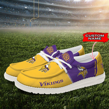 MIN Personalized NFL Hey Dude Shoes DatND ThuongNH