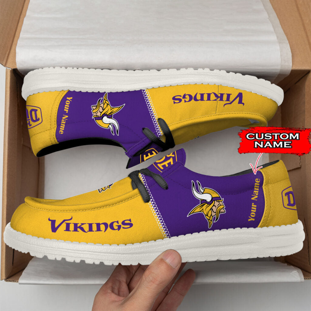 MIN Personalized NFL Hey Dude Shoes DatND ThuongNH