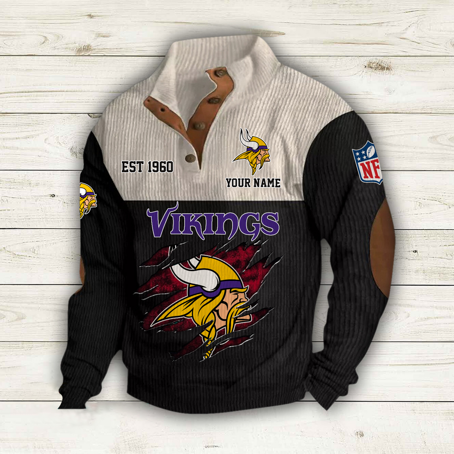 MIN x NFL Custom Name Sport Sweatshirt DatND DVT