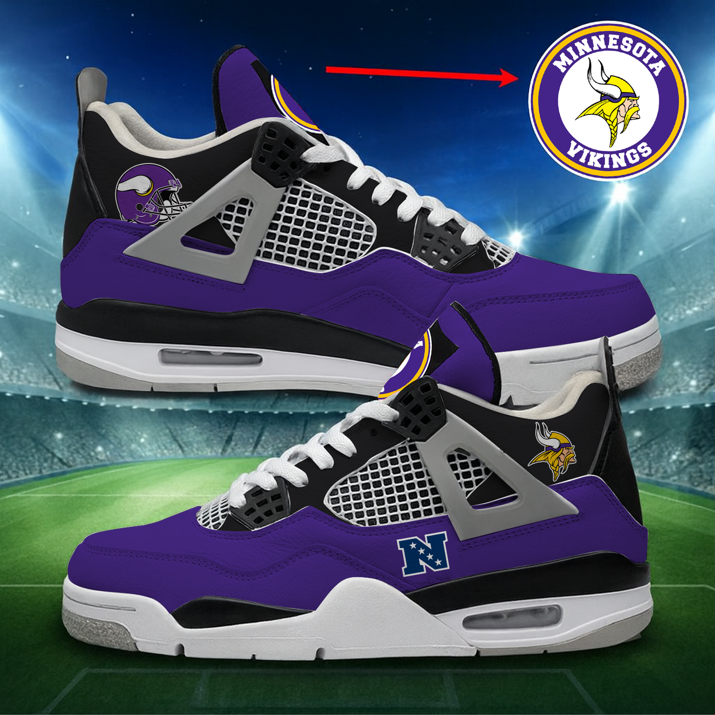 MIN x NFL Custom Sneakers DatND DVT