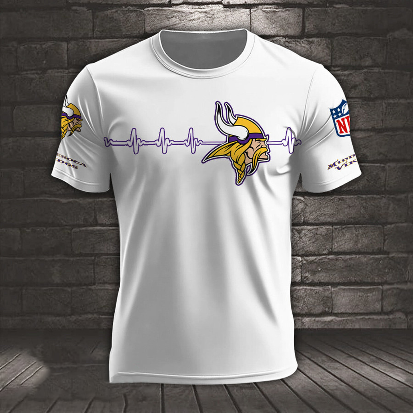 MIN x NFL Heart Rate Map Special 3D Shirt DatND ThuongNH