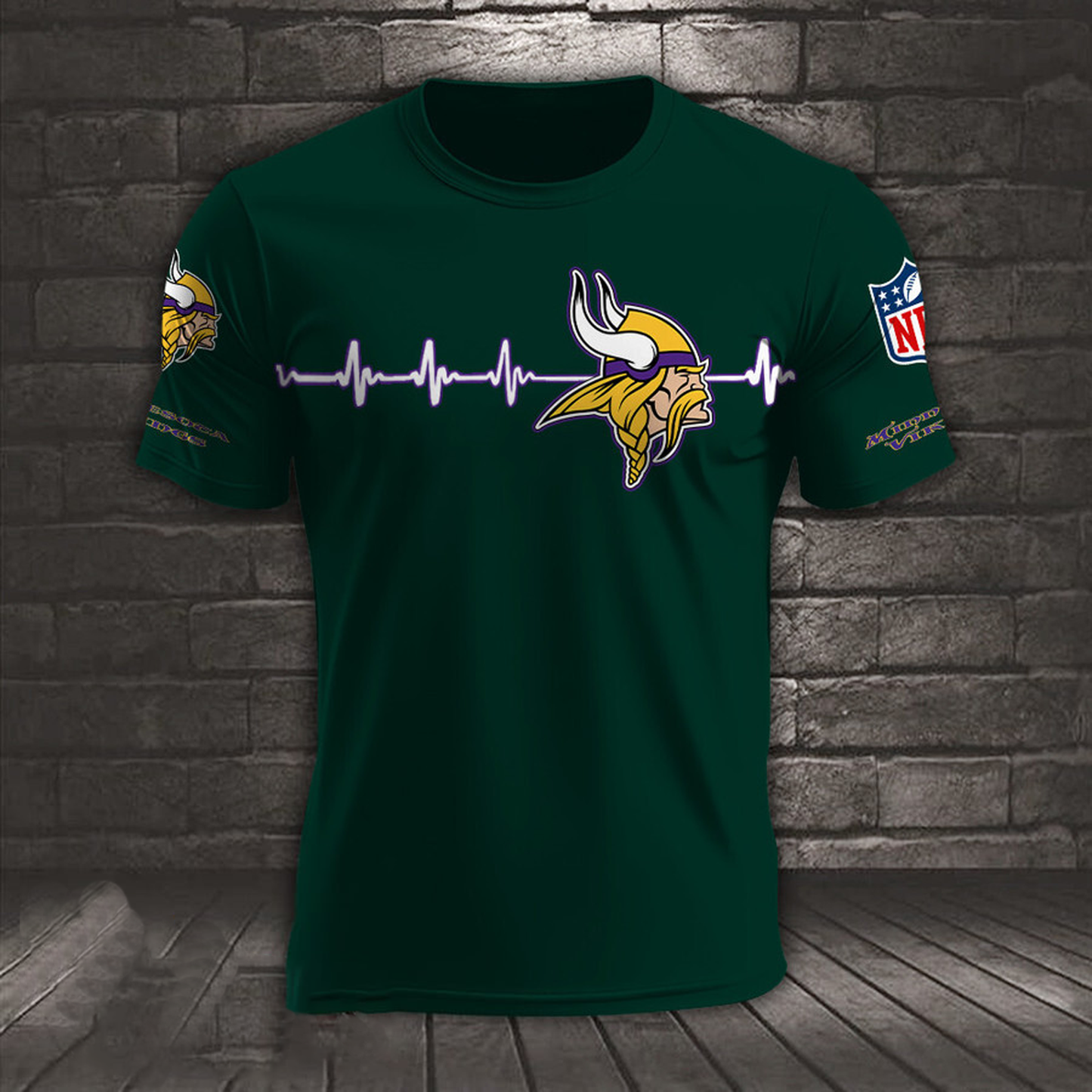 MIN x NFL Heart Rate Map Special 3D Shirt DatND ThuongNH