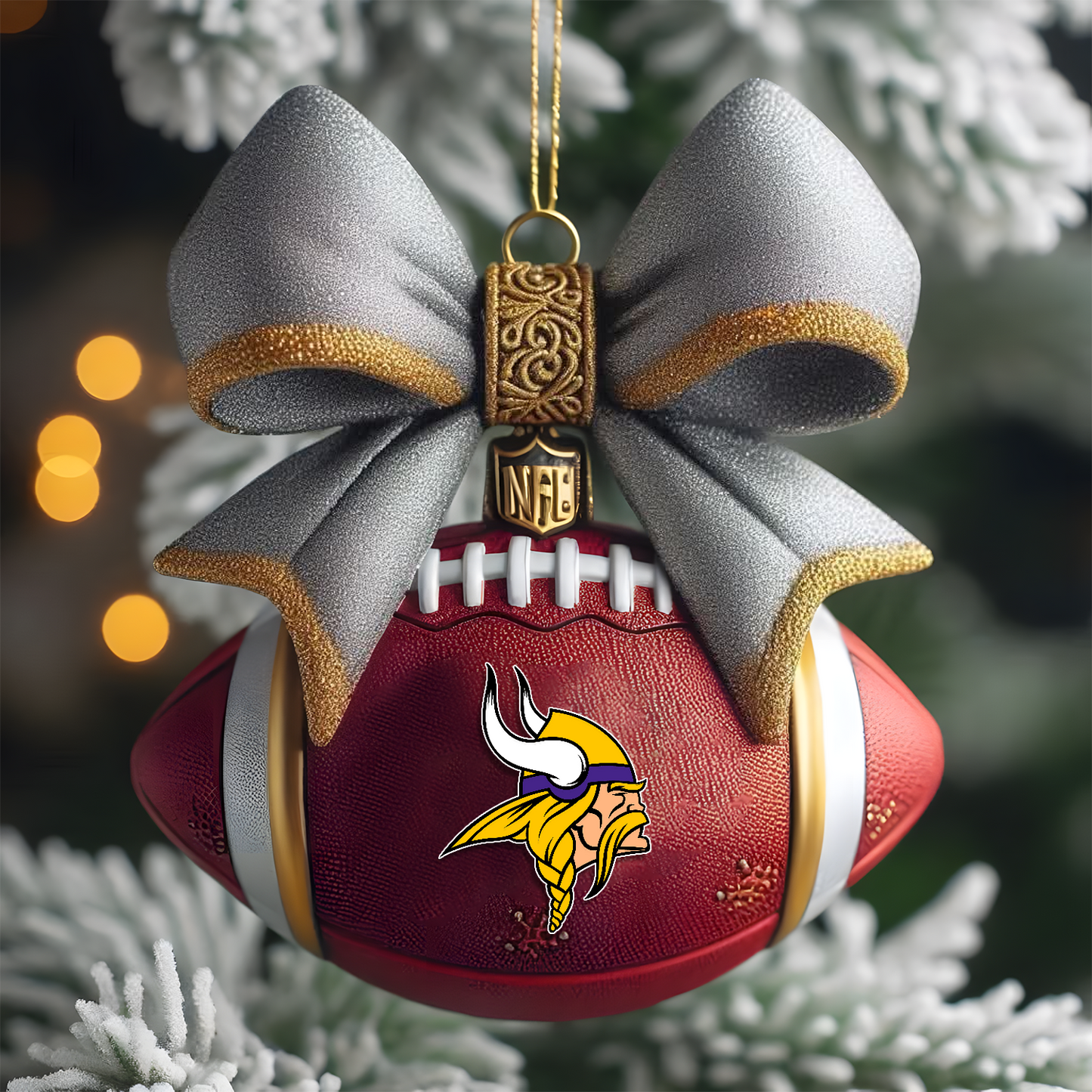 MIN X NFL Holiday Ornament 2025 - Spirit of the Game V1 NAK NHT