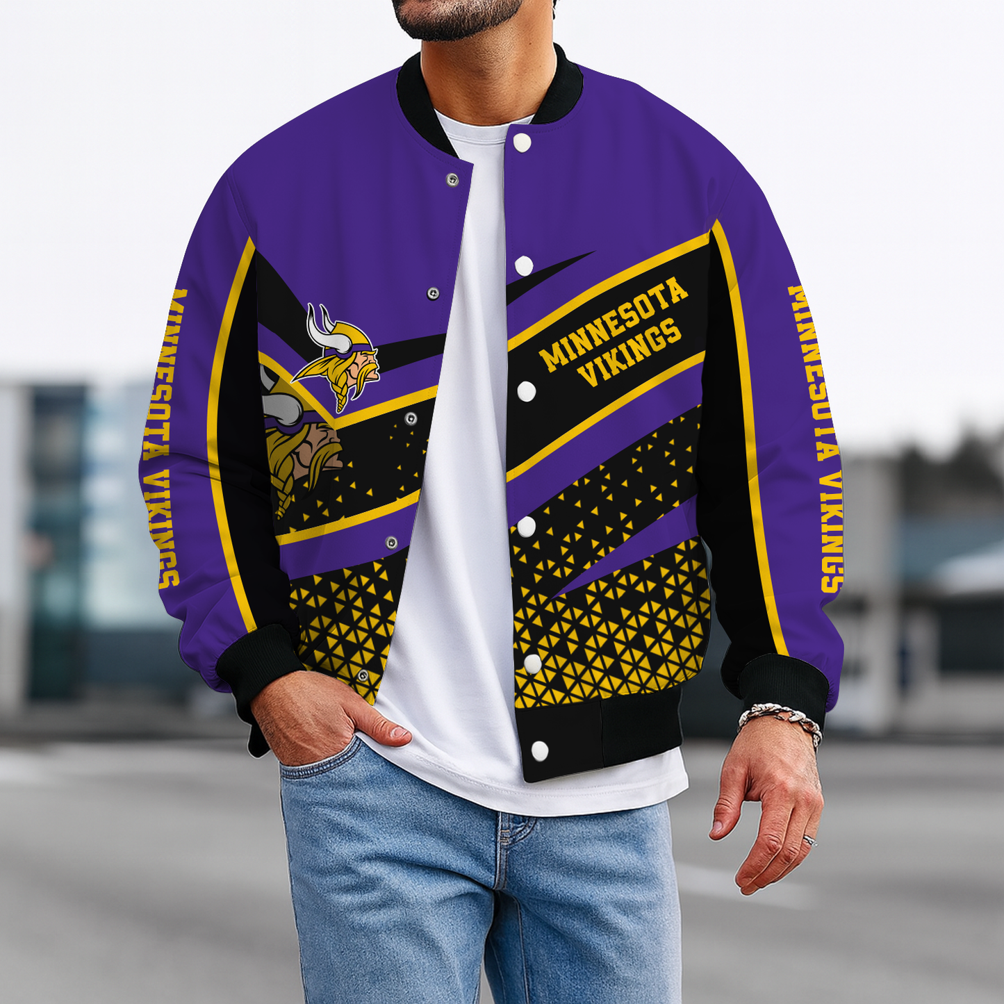 MIN x NFL New Baseball Jacket DatND ThuongNH