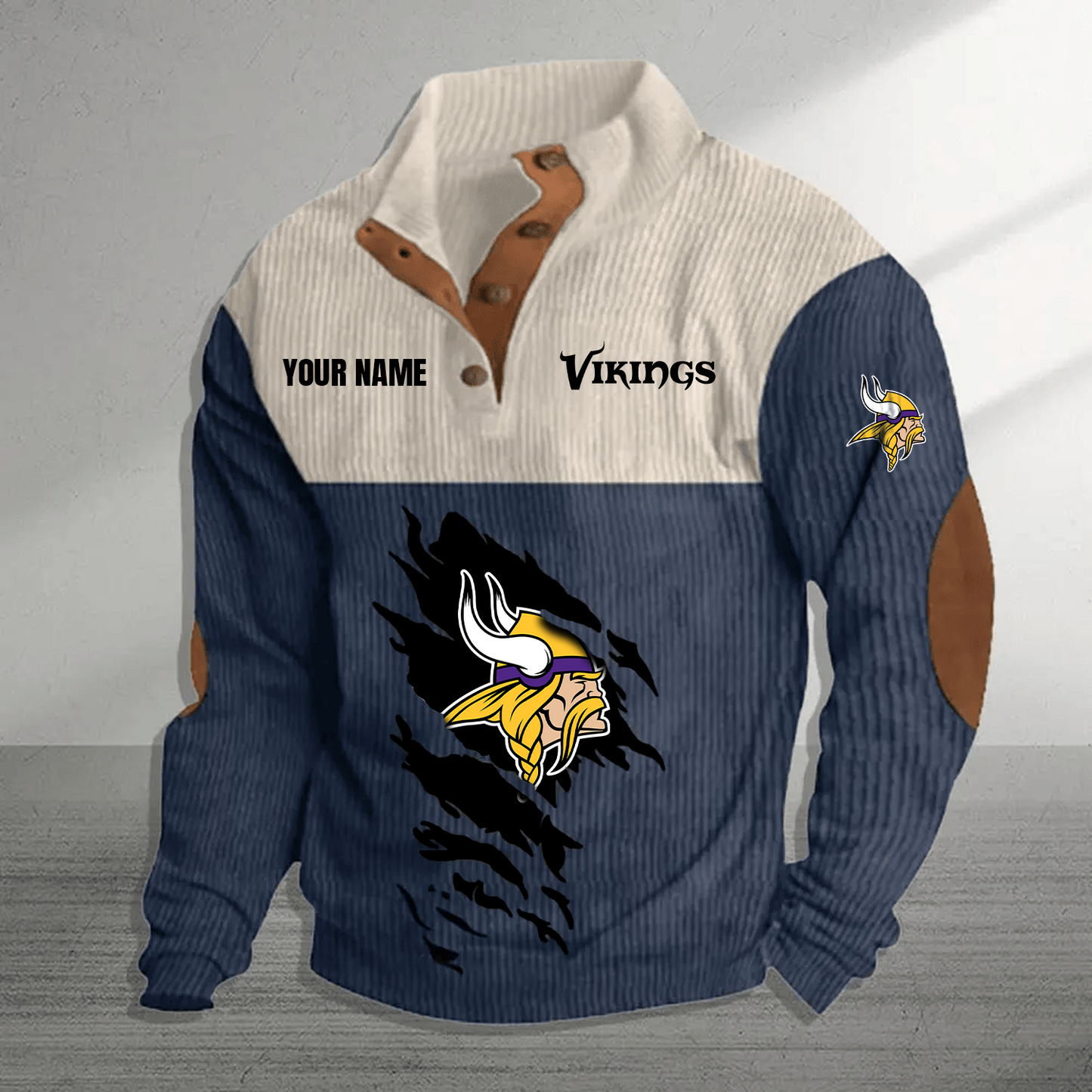 MIN x NFL Premium Personalized Game-Day Pullover DATND TANTD
