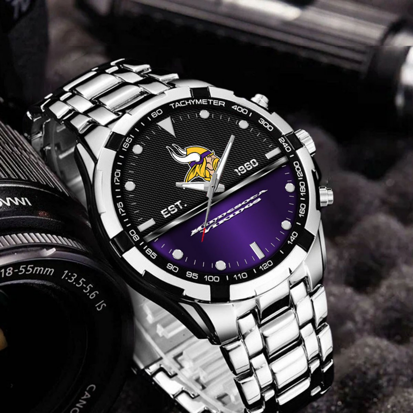 MIN x NFL Stainless Steel Watch DATND TANTD