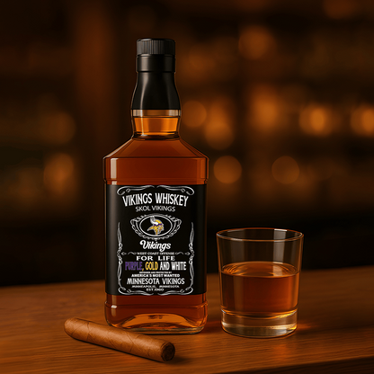 MIN x NFL Whiskey For True Fans Only DATND TANTD