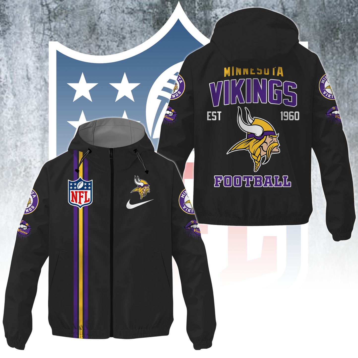 MIN x NFL Windbreaker Jacket DATND TANTD