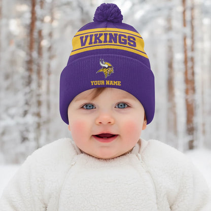 MIN x NFL Woolen Beanie Hat Aldult And Kid DatND DVT