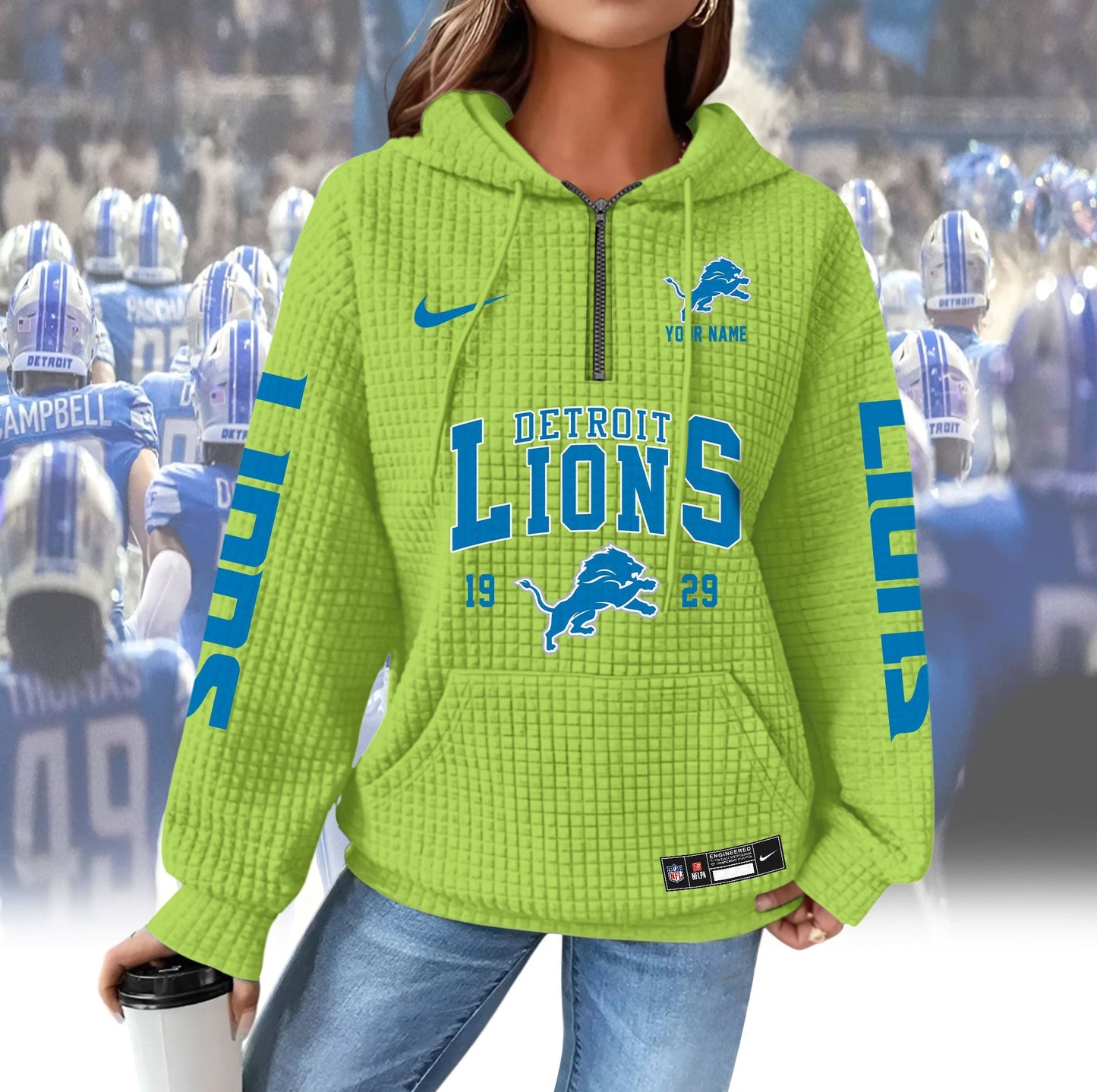 DL Premium NFL Waffle Hoodie DDT CTND