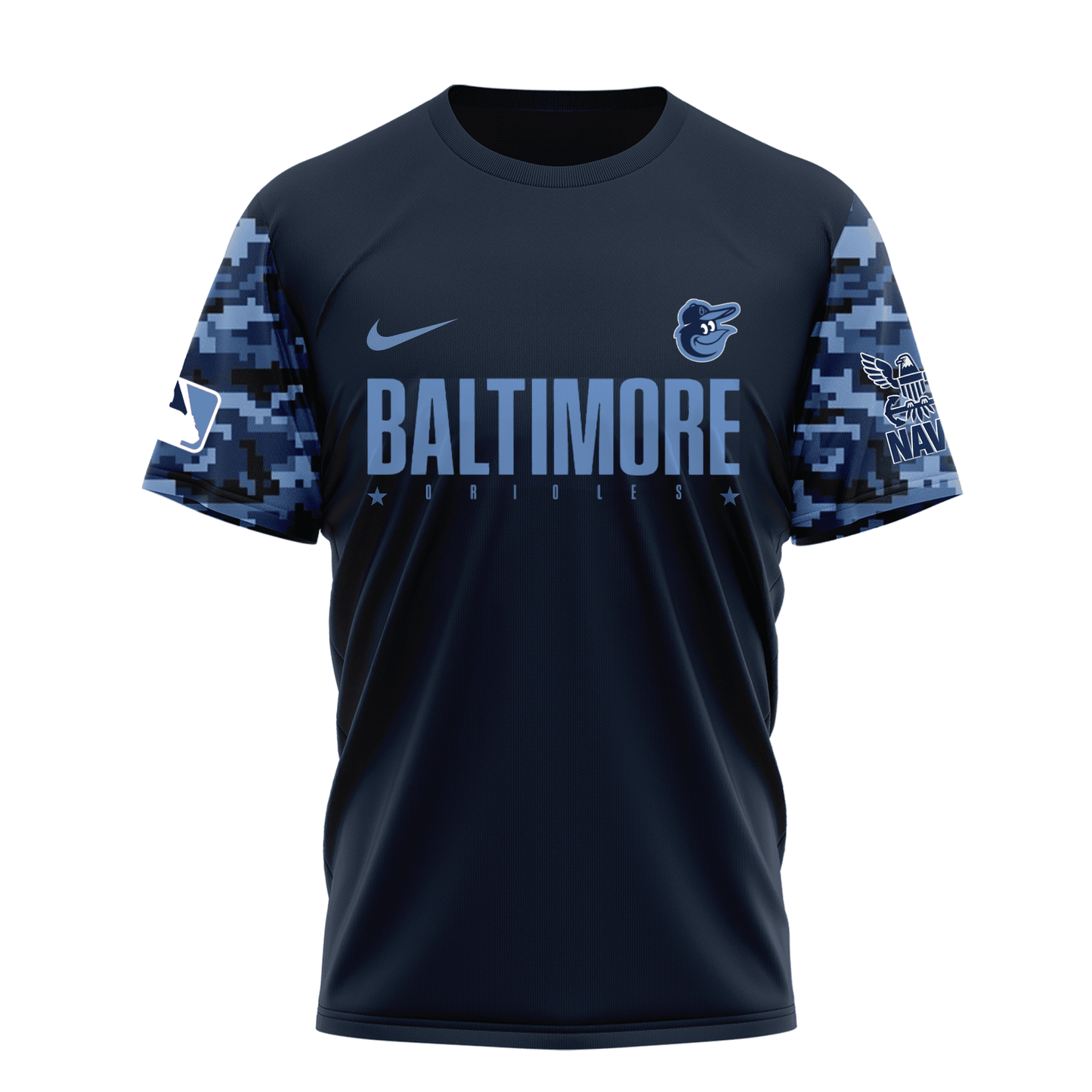 MLB BO Premium Navy 250 Years 3D Shirt DDT CTND