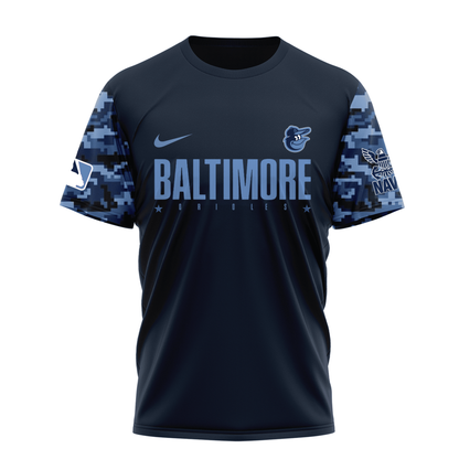 MLB BO Premium Navy 250 Years 3D Shirt DDT CTND