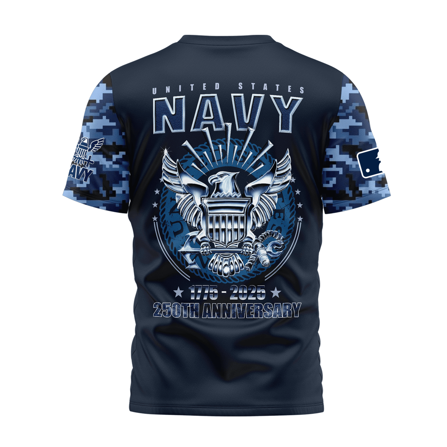 MLB CC Premium Navy 250 Years 3D Shirt DDT CTND
