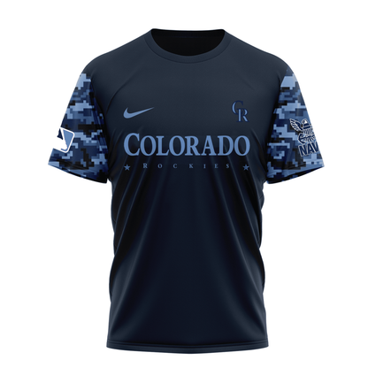 MLB CR1 Premium Navy 250 Years 3D Shirt DDT CTND