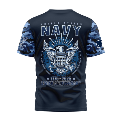 MLB CWS Premium Navy 250 Years 3D Shirt DDT CTND