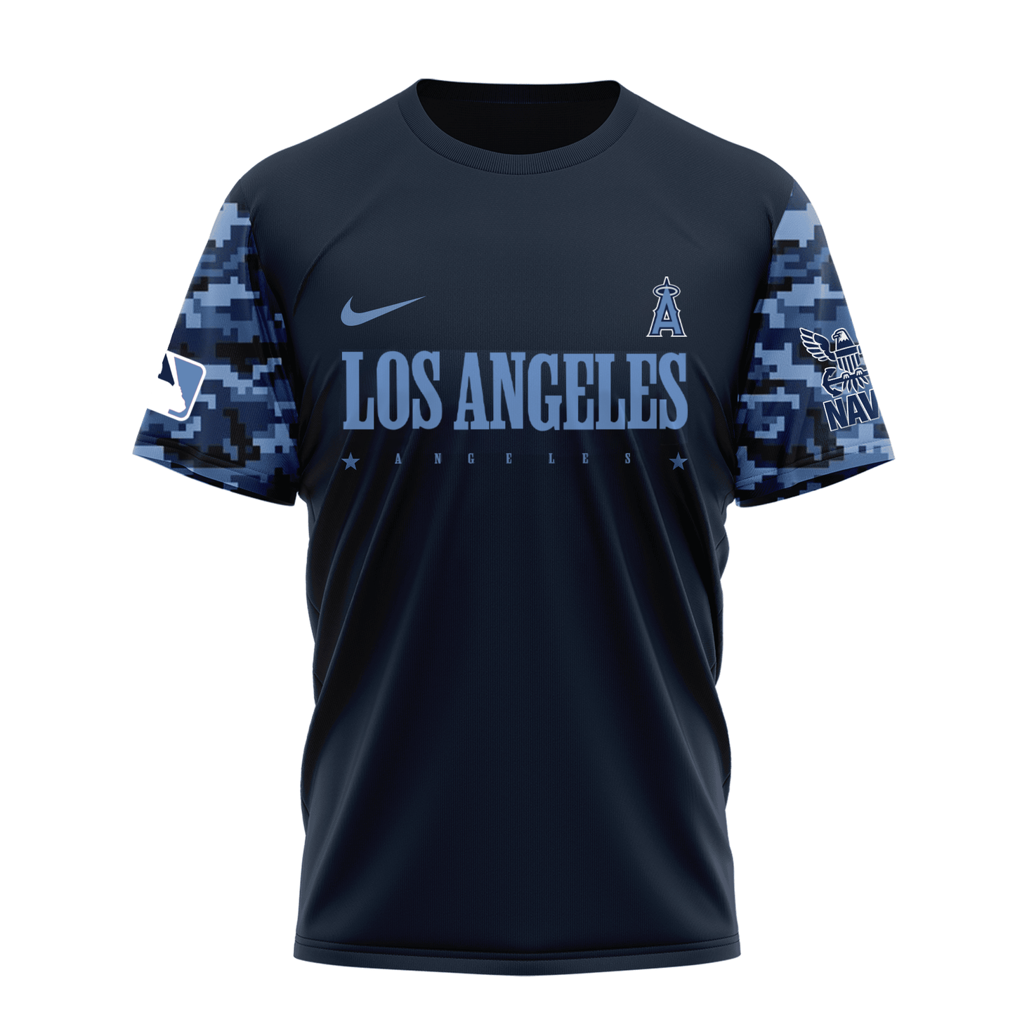 MLB LAA Premium Navy 250 Years 3D Shirt DDT CTND