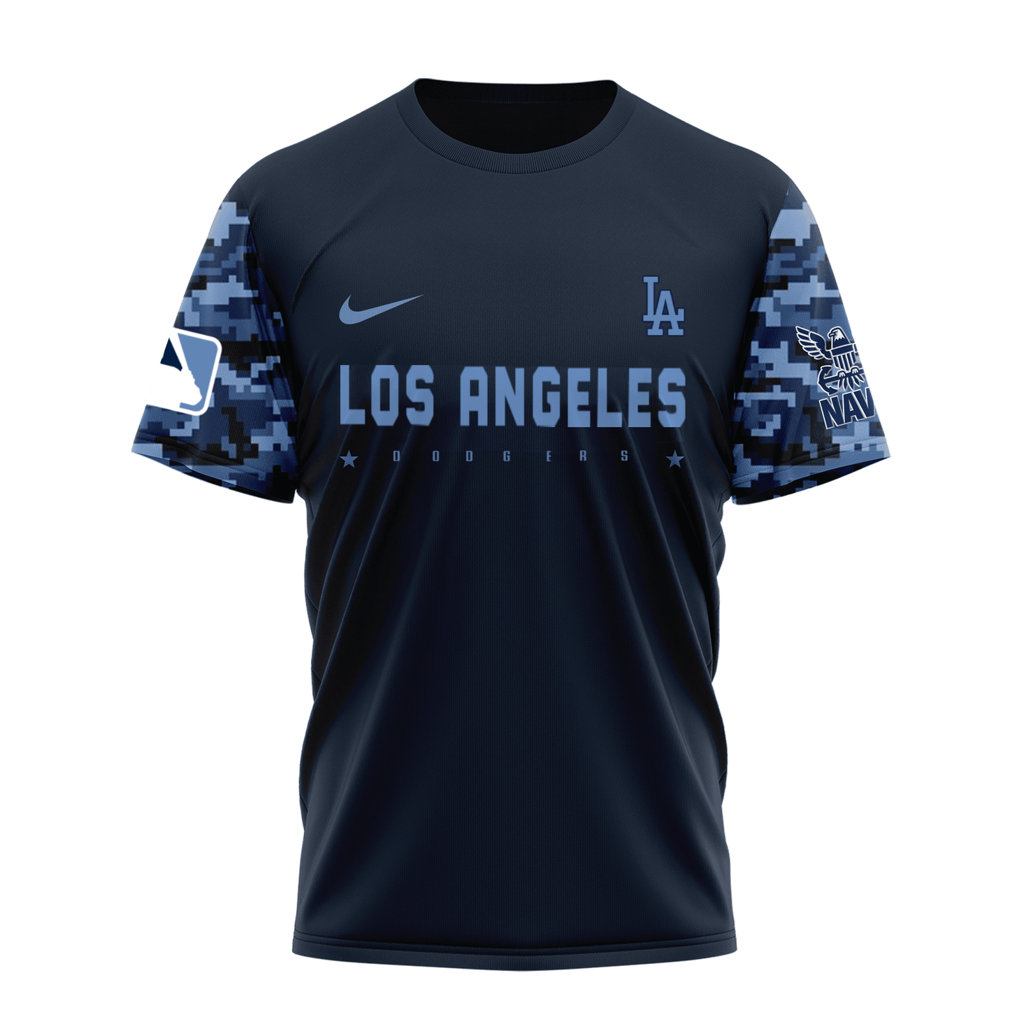 MLB LAD Premium Navy 250 Years 3D Shirt DDT CTND