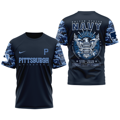 MLB PP1 Premium Navy 250 Years 3D Shirt DDT CTND