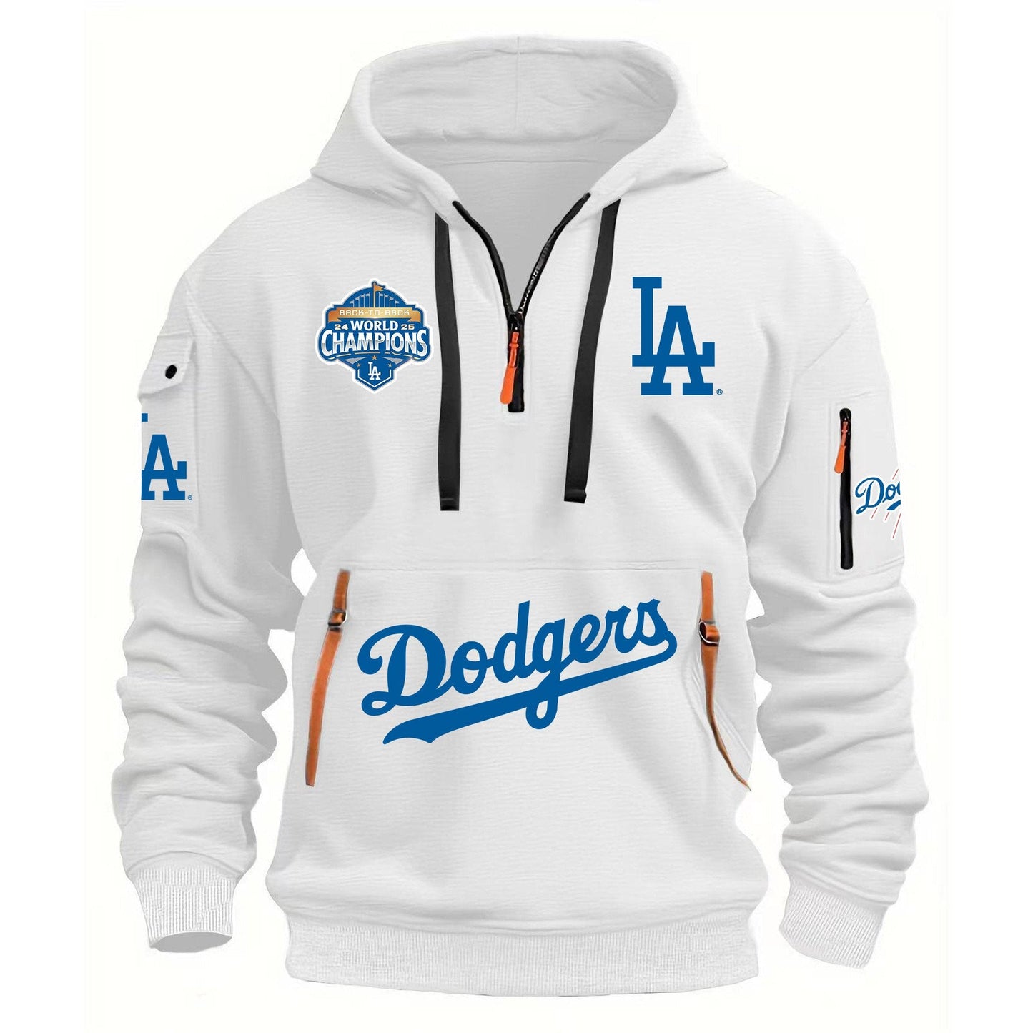 MLB x LAD World Champions V1 Half Zipper Hoodie HLP