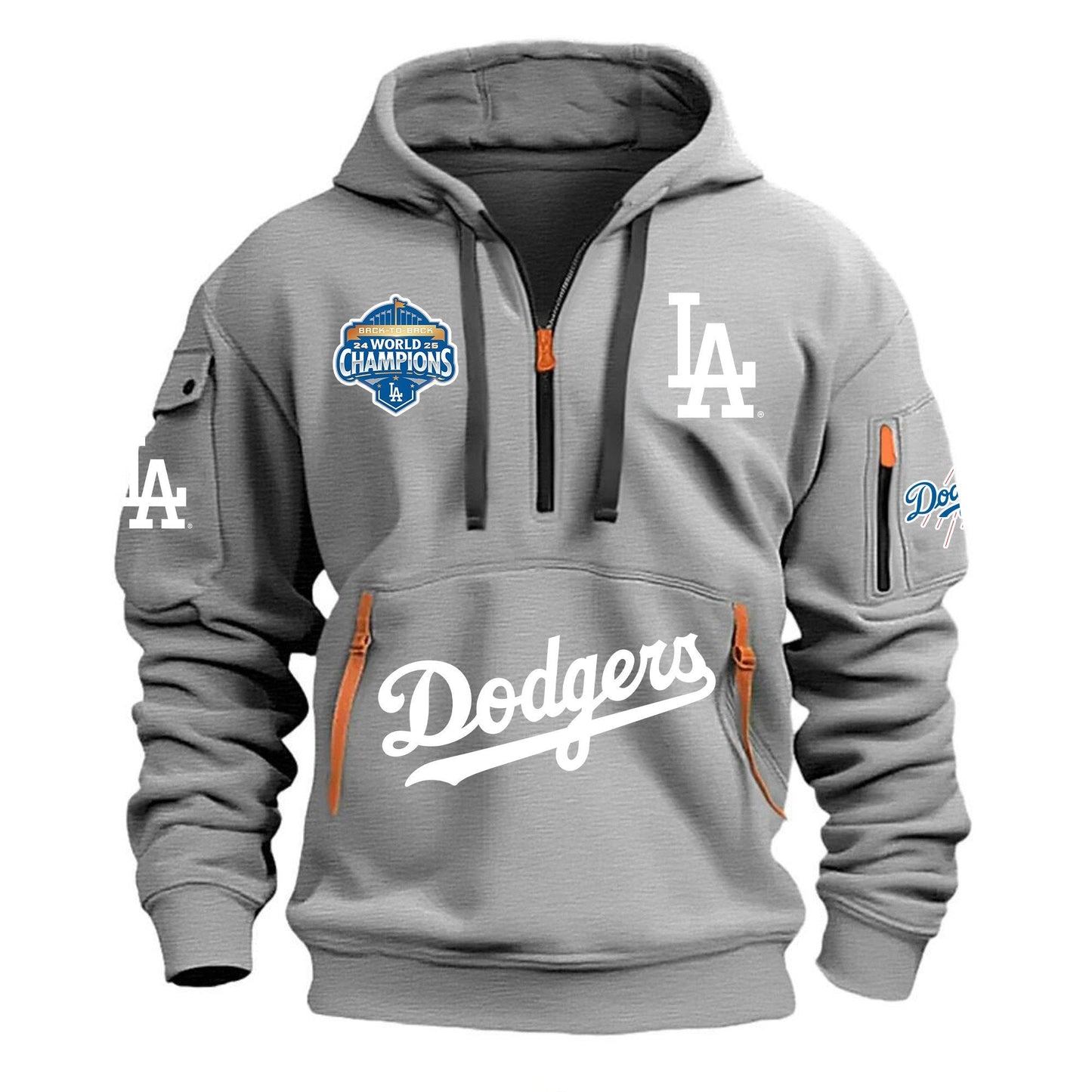MLB x LAD World Champions V1 Half Zipper Hoodie HLP