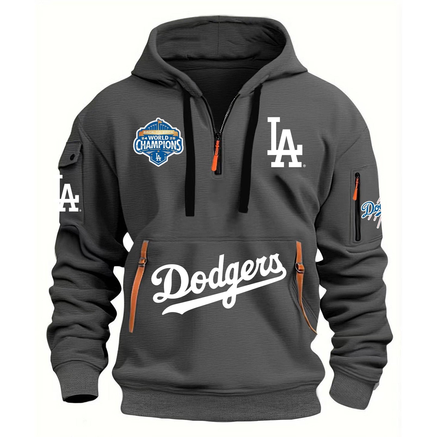 MLB x LAD World Champions V1 Half Zipper Hoodie HLP