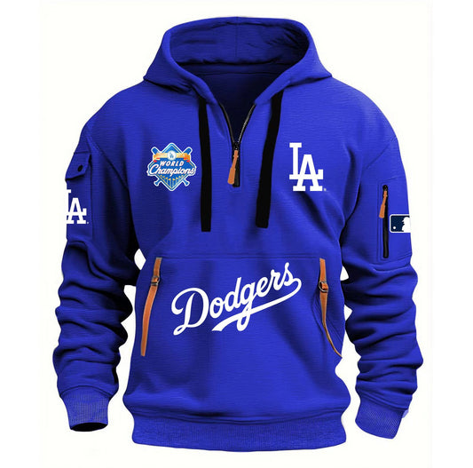 MLB x LAD World Champions V2 Half Zipper Hoodie HLP