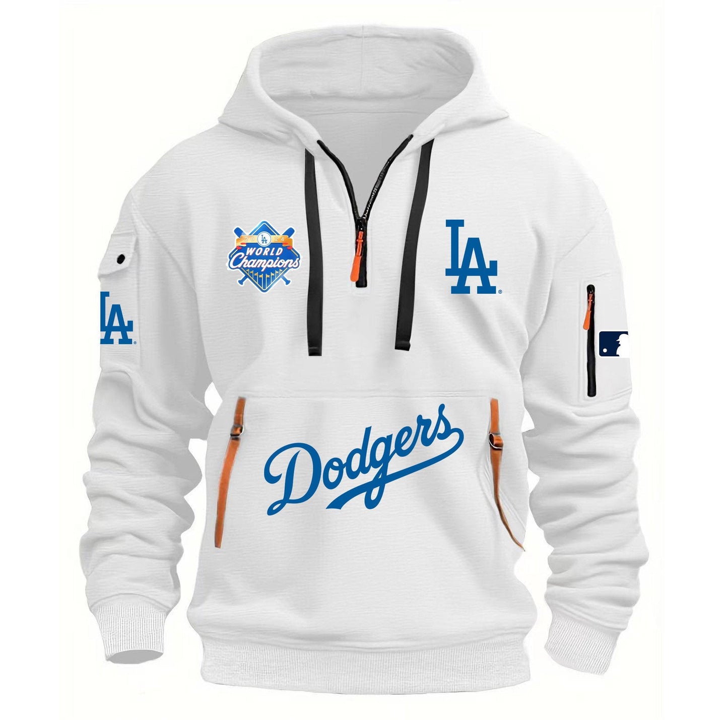 MLB x LAD World Champions V2 Half Zipper Hoodie HLP