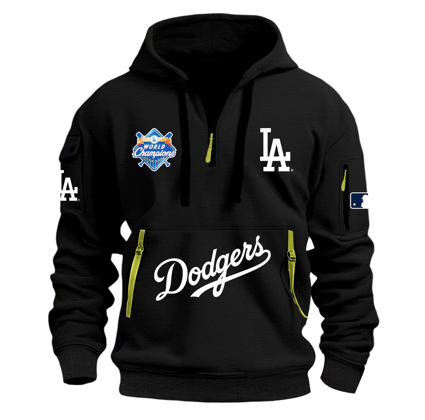 MLB x LAD World Champions V2 Half Zipper Hoodie HLP