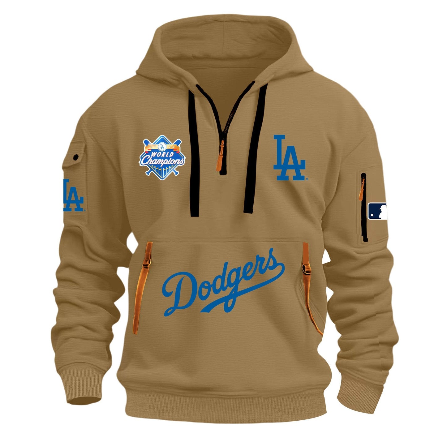 MLB x LAD World Champions V2 Half Zipper Hoodie HLP