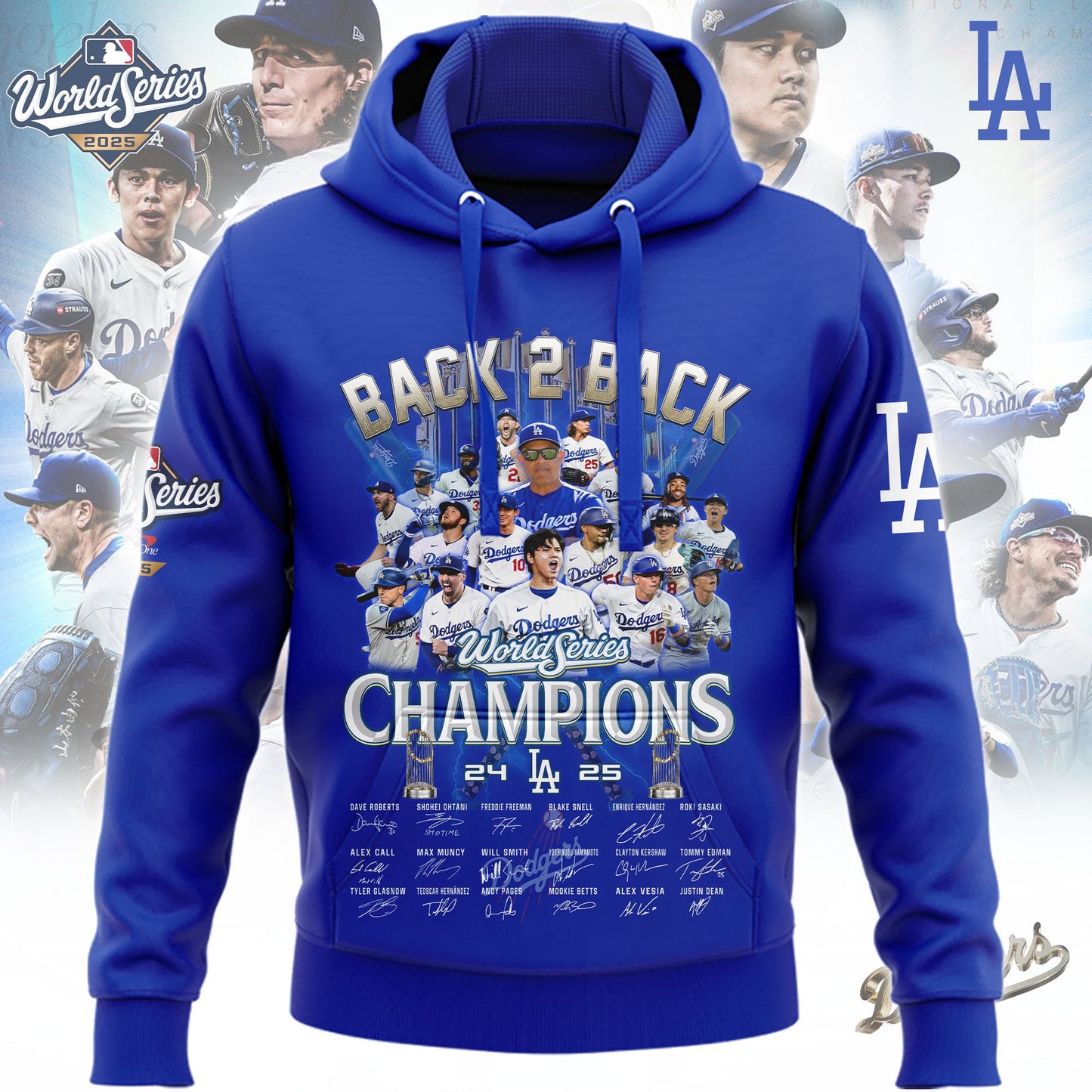 MLB x LAD World Series Champions 2025 Hoodie HLP