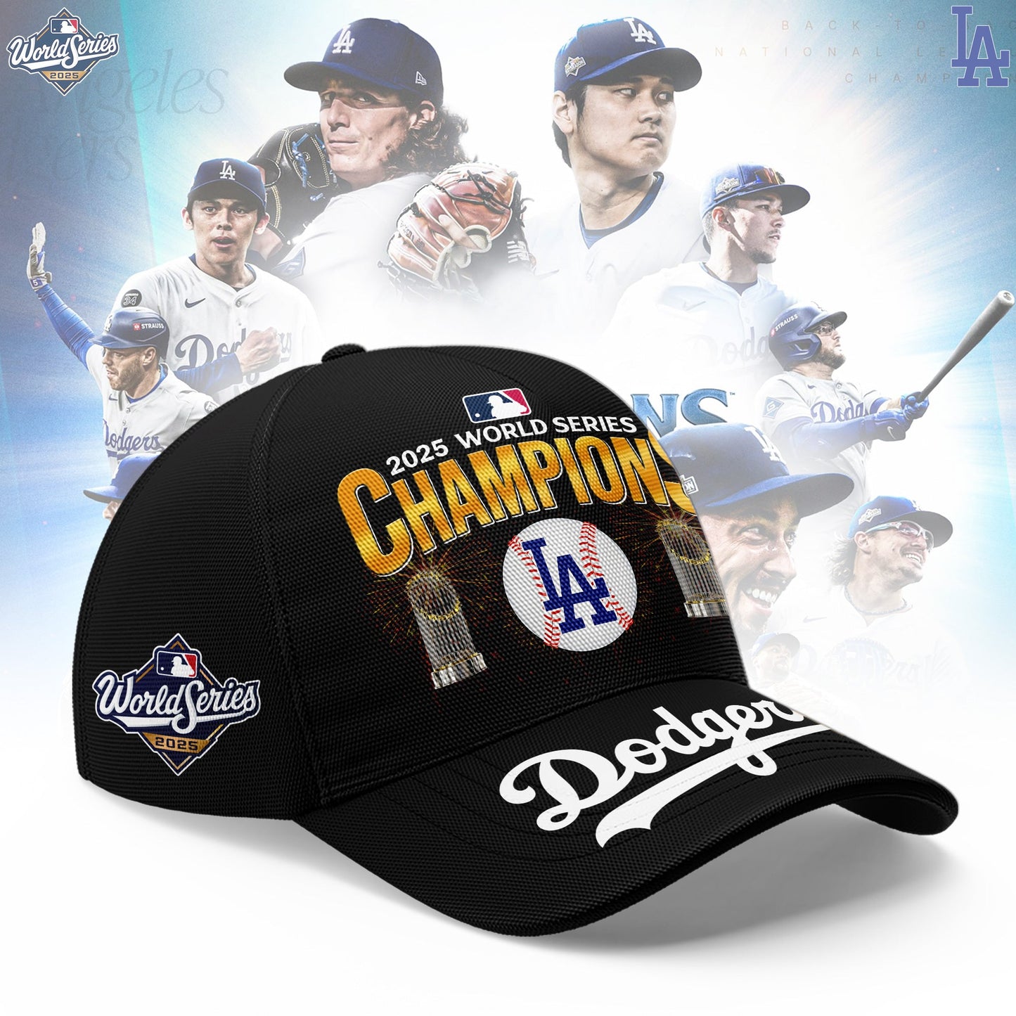MLB x LAD World Series Champions 2025 V1 Classic Cap HLP