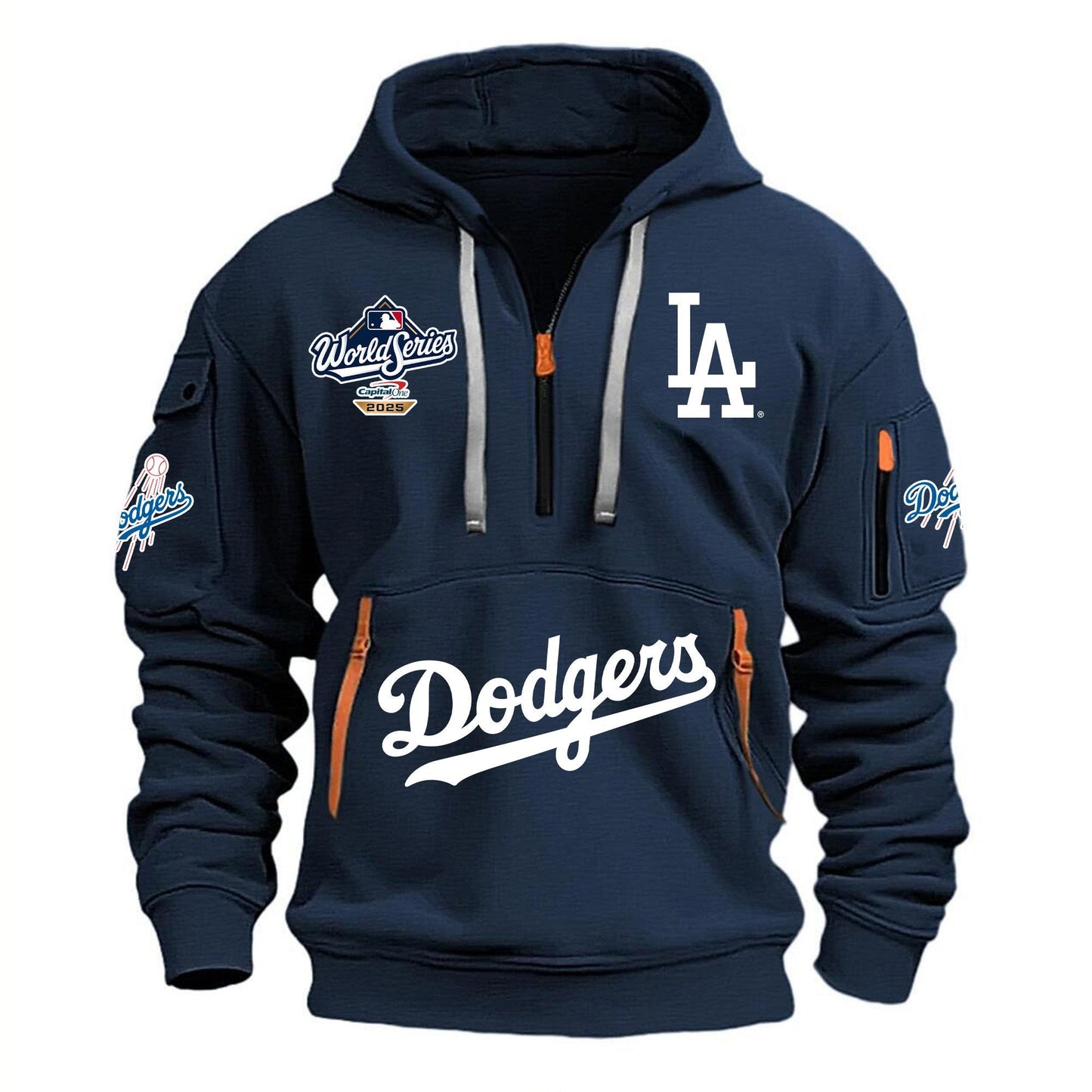 MLB x LAD World Series V1 Half Zipper Hoodie HLP