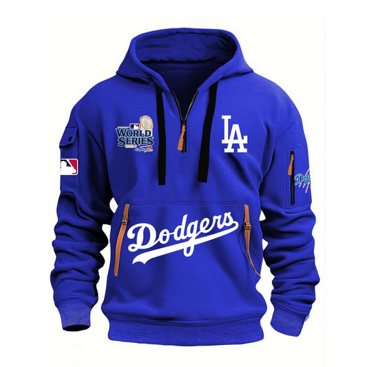 MLB x LAD World Series V2 Half Zipper Hoodie HLP