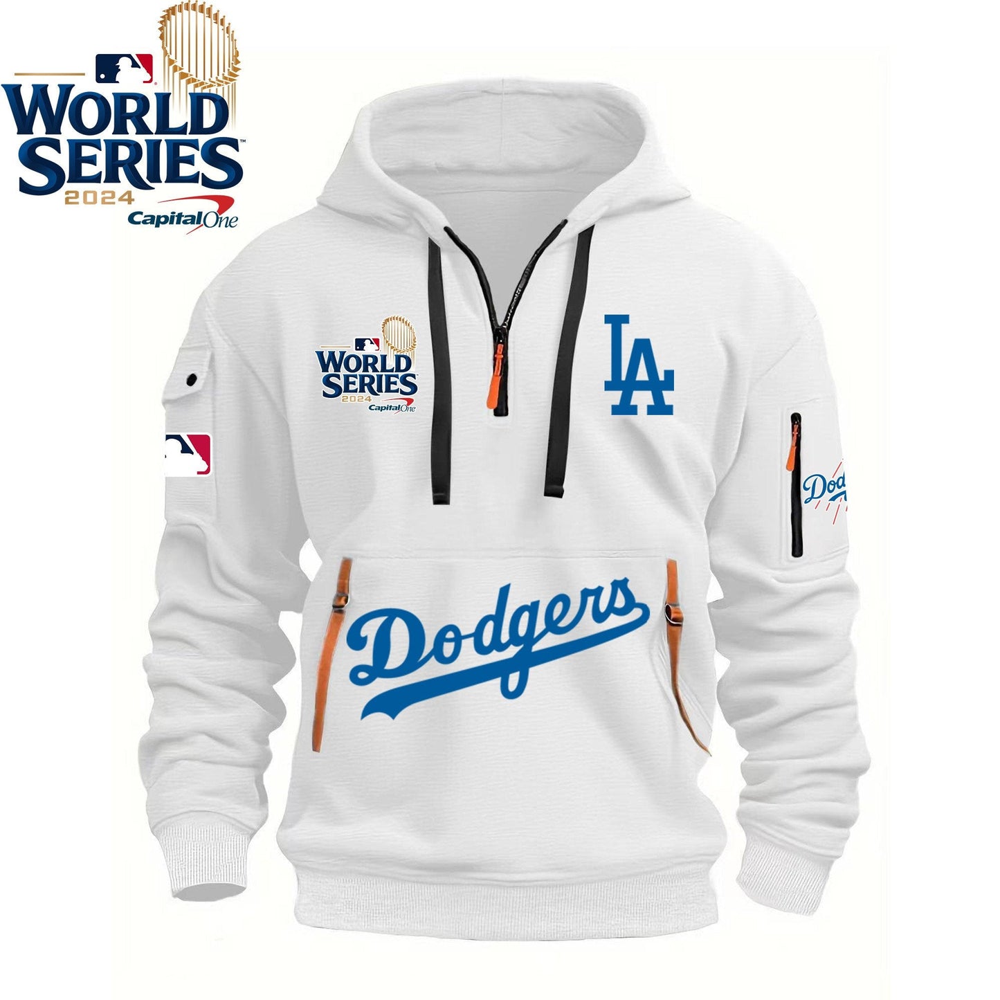 MLB x LAD World Series V2 Half Zipper Hoodie HLP