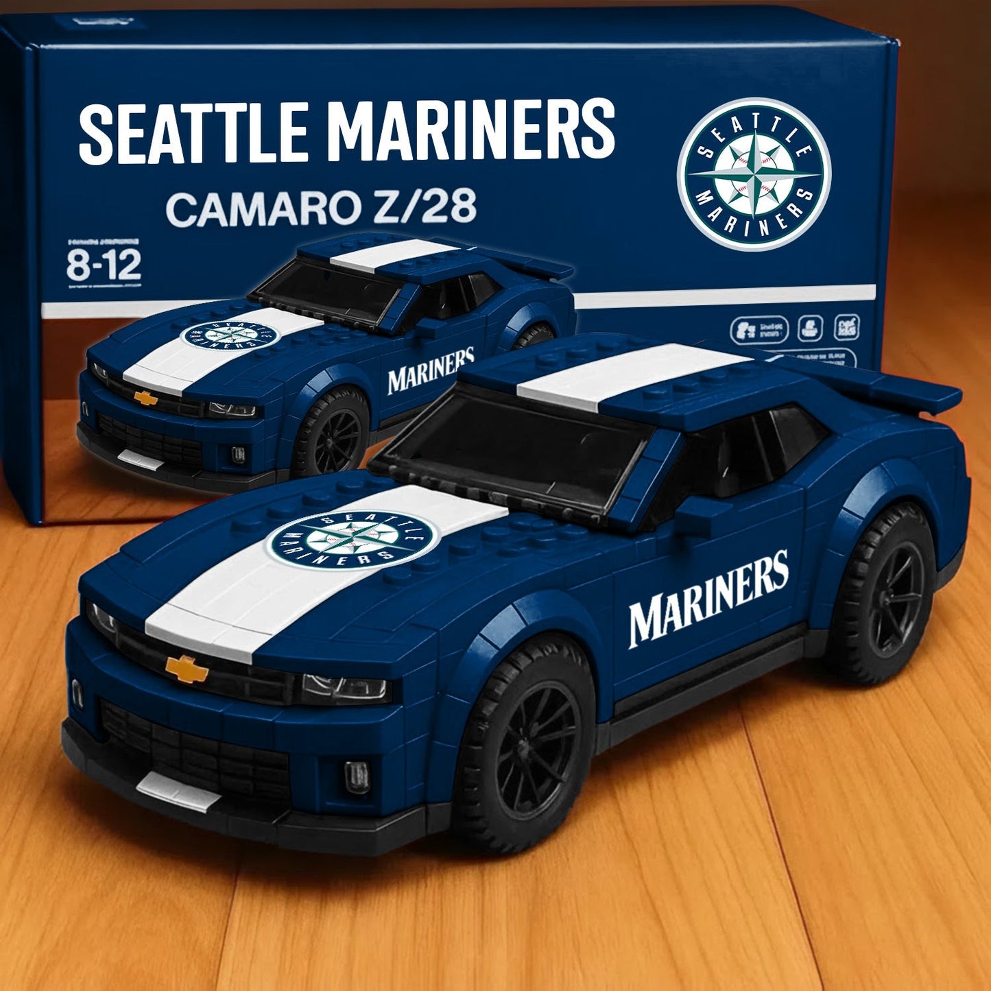 MLB x SEA Camaro Football Team Building Blocks V1 NAK NHM