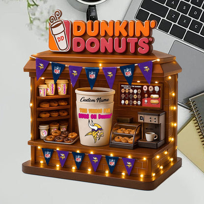 MV Acrylic Block - NFL x Dunkin Donuts Gift For Fans DDT CTND