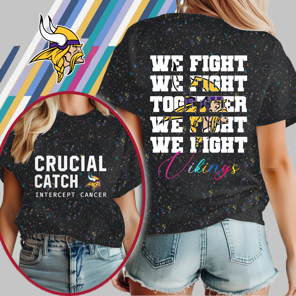MV NFL Crucial Catch We Fight Together T-Shirt DDT HLPHUONG