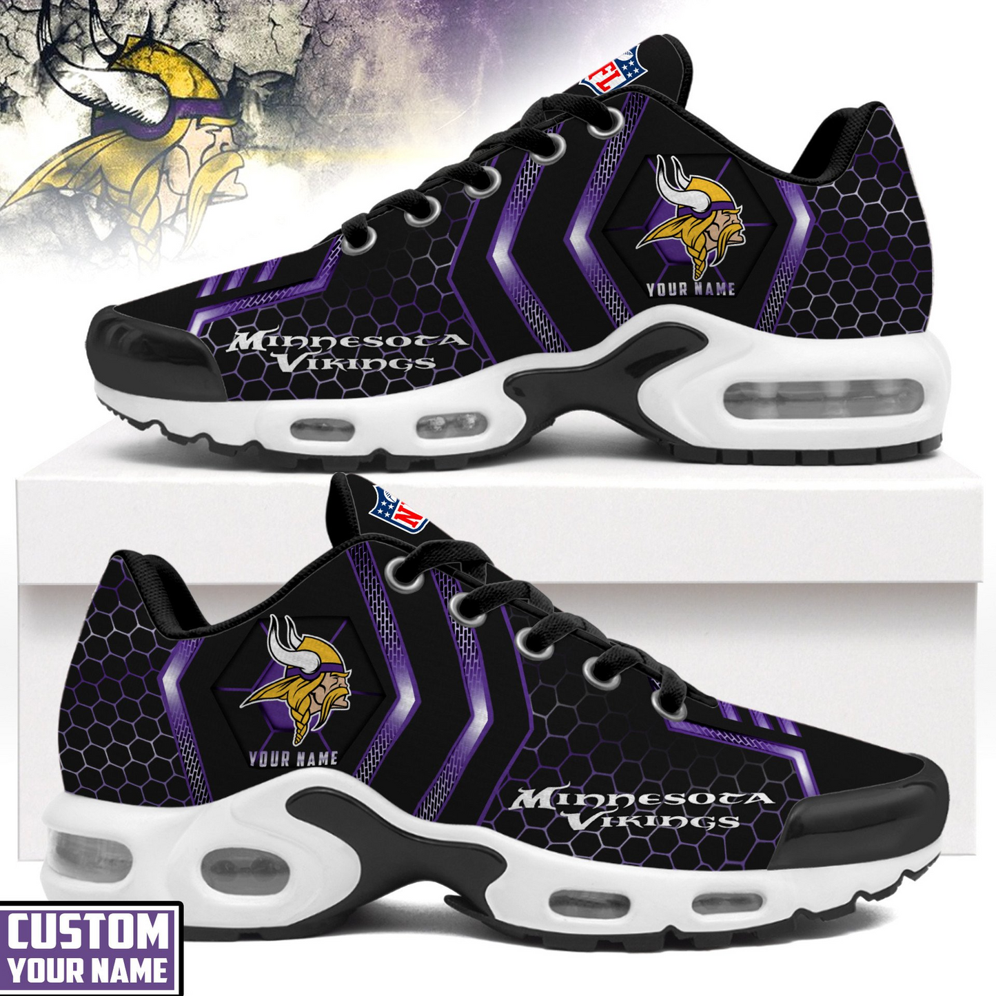 MV NFL Personalized Air Max Shoes Exclusive DDT CTND