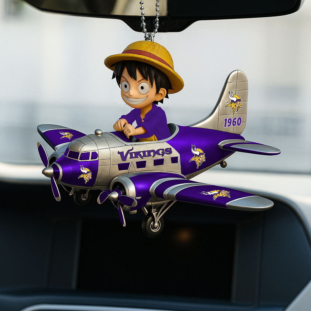 MV NFL x Luffy Premium Car Hanging Ornament DDT CTND