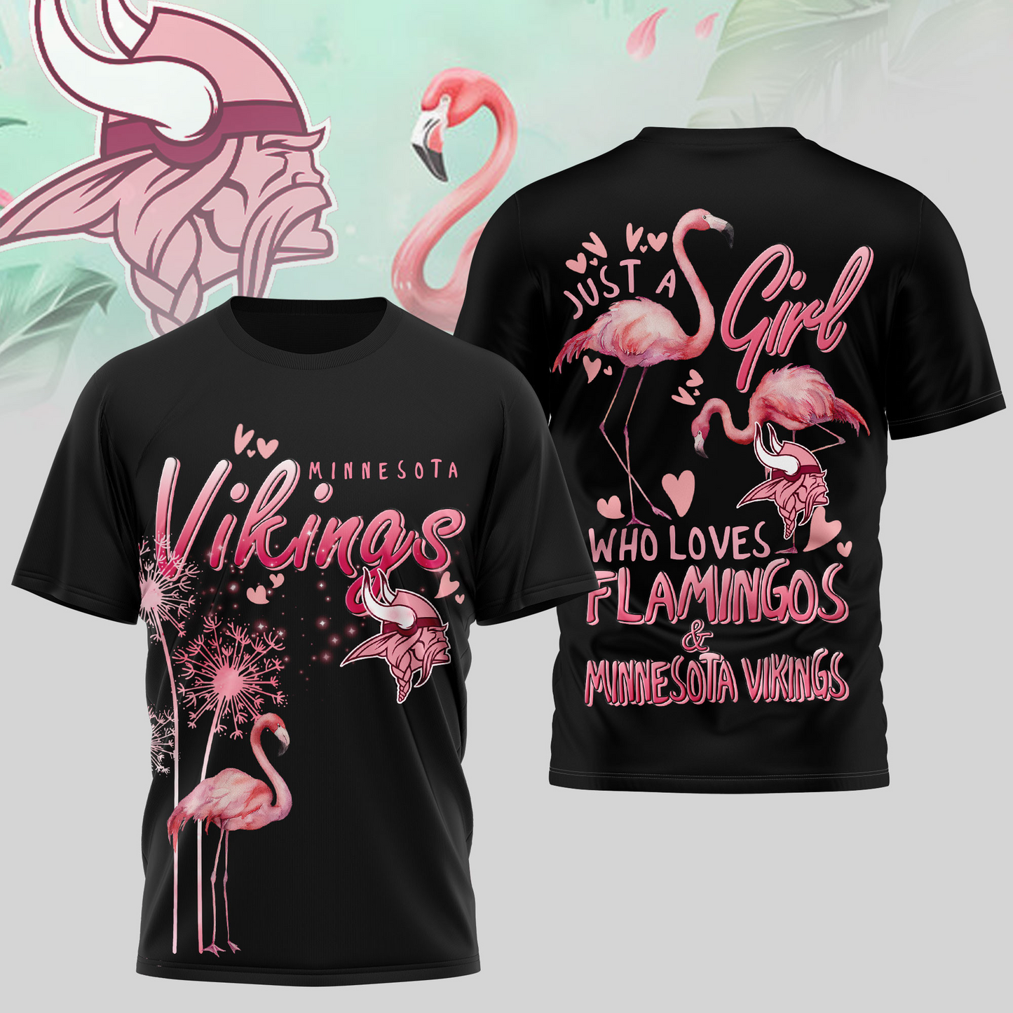 MV Premium NFL Flamingo 3D Shirt DDT NTL