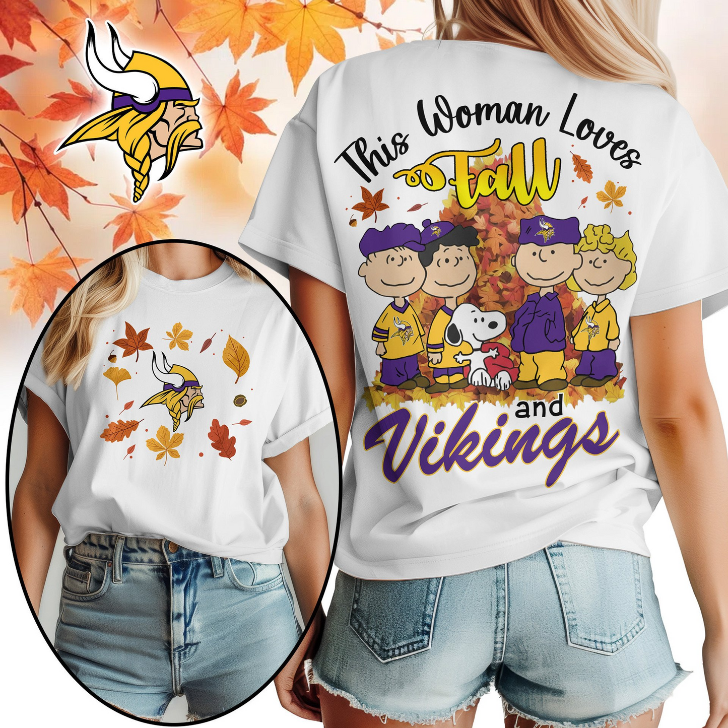 MV Premium NFL This Woman loves fall 3D Shirt DDT CTND